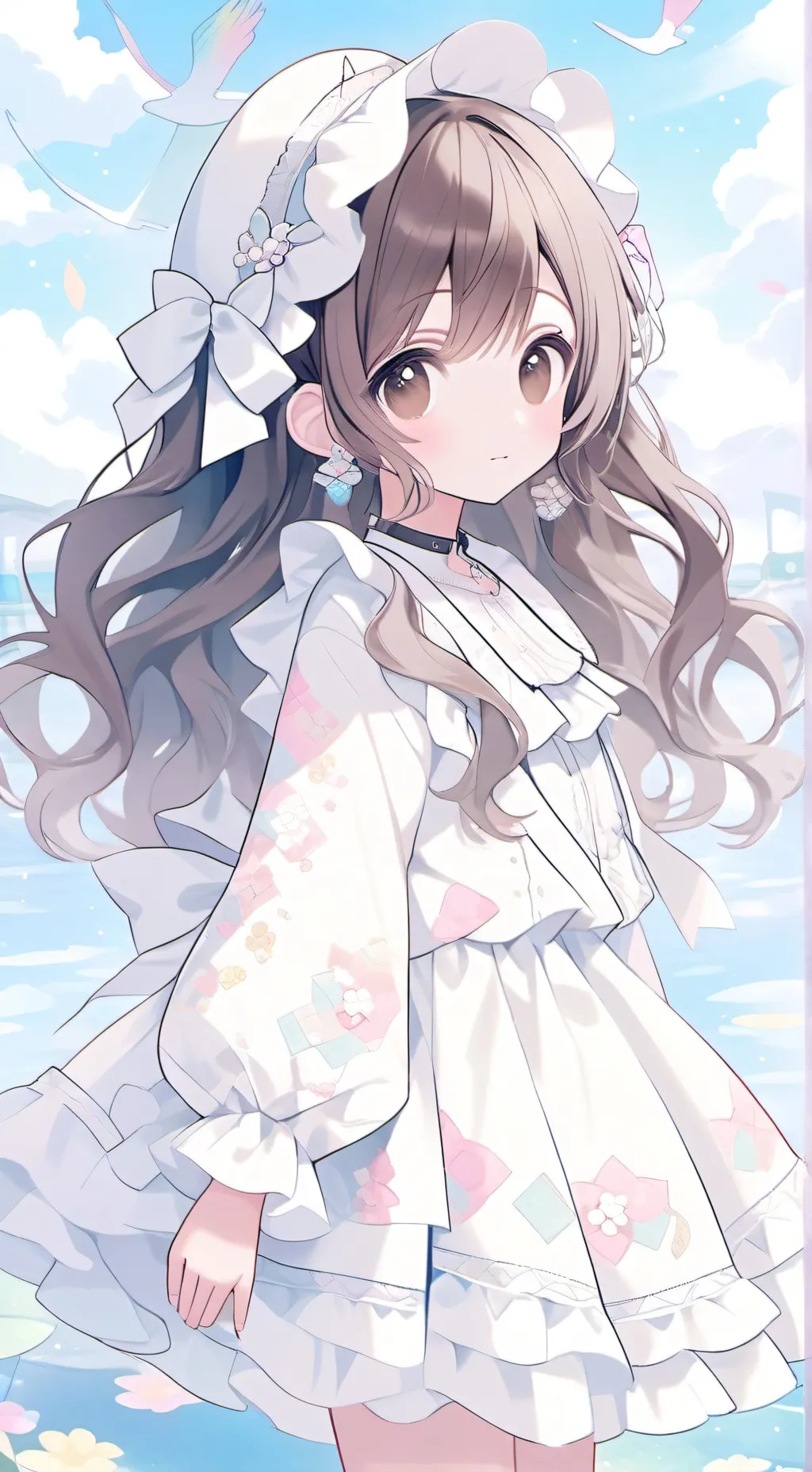 ai character: Angel  background