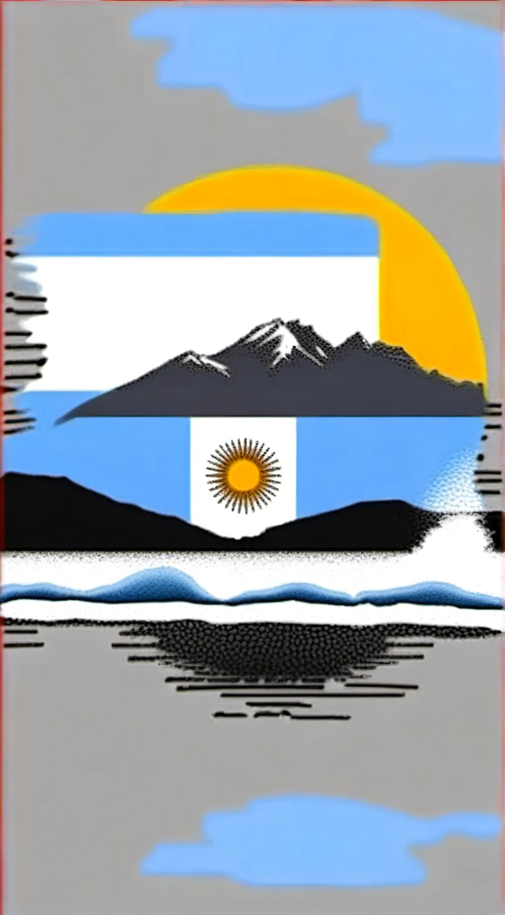 ai character: Argentina mujer  background