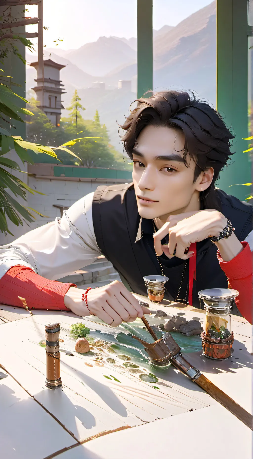 ai character: Skz background