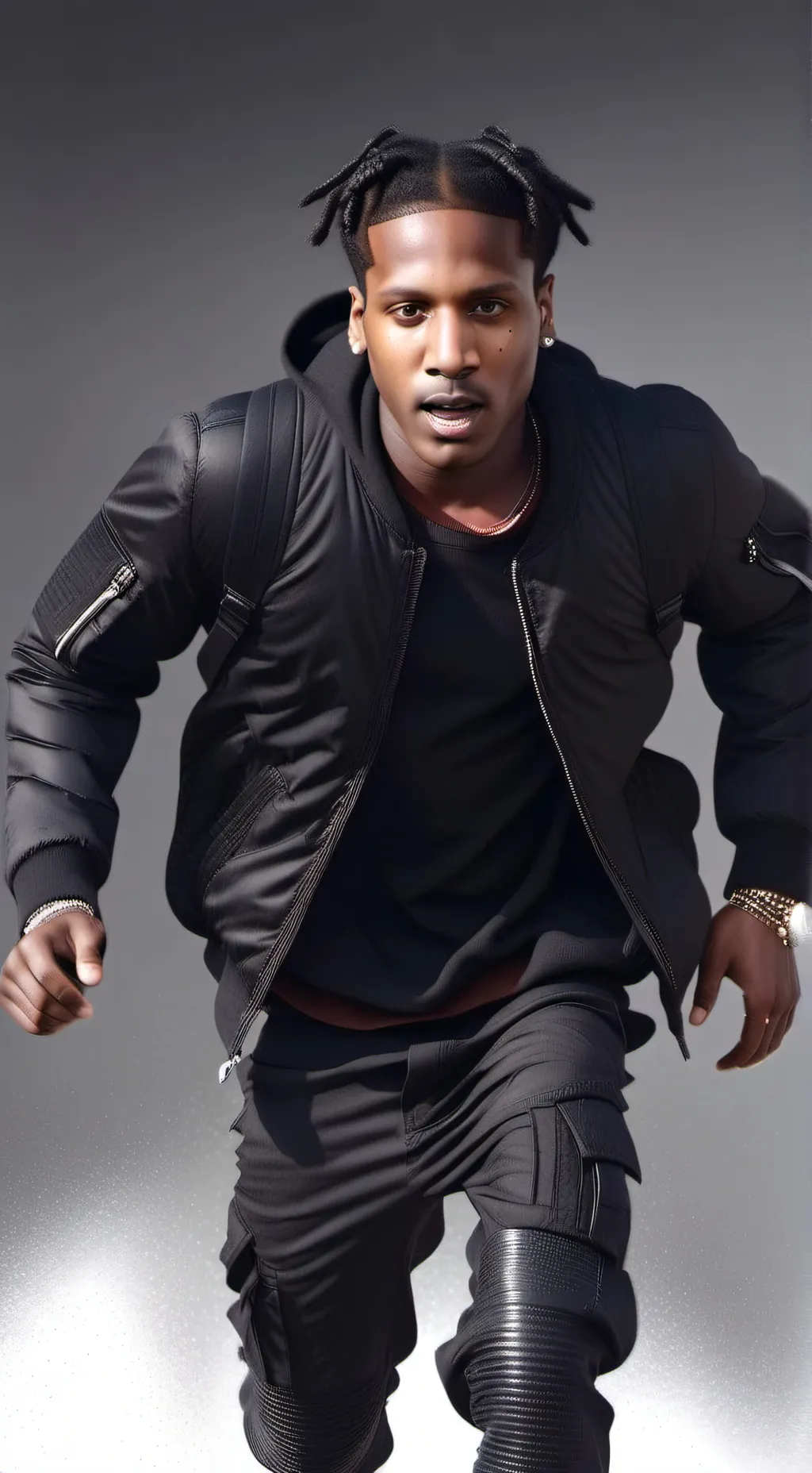 ai character: ASAP Rocky background