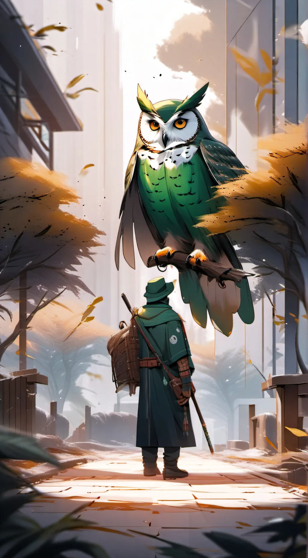 ai character: Duo  background