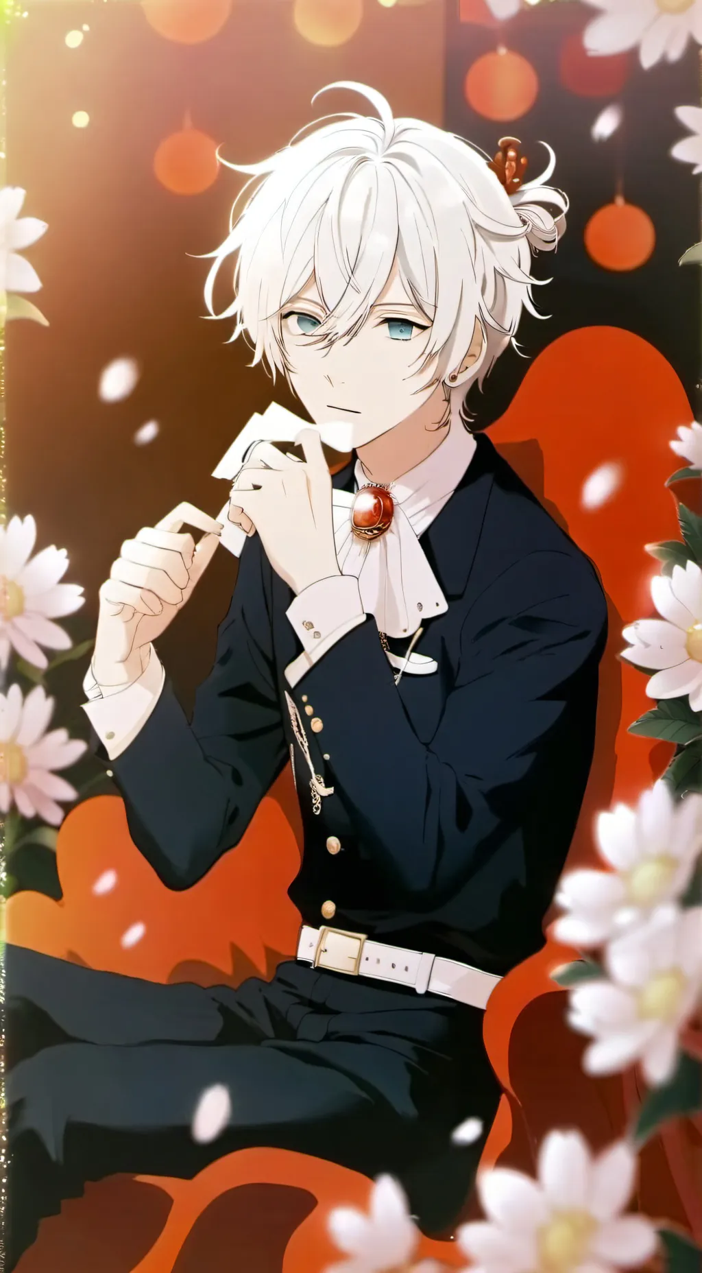 ai character: Shadow Milk Cookie background