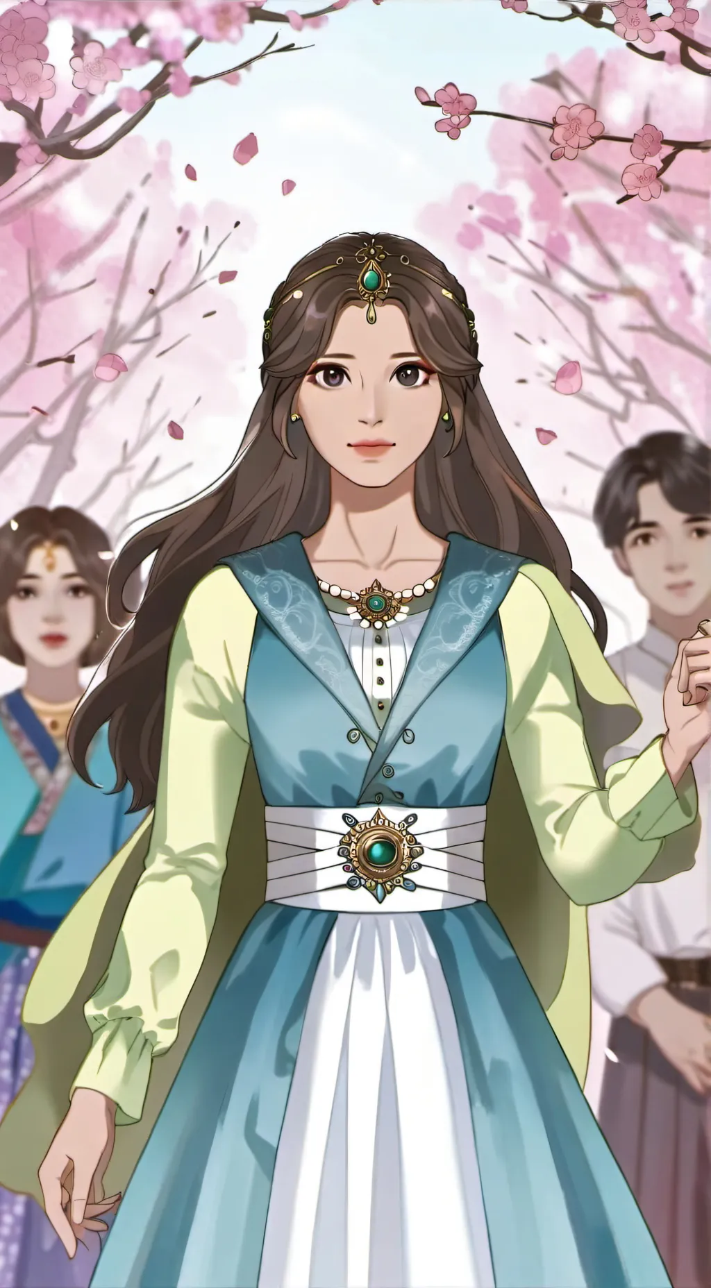 ai character: Princesses Annika  background