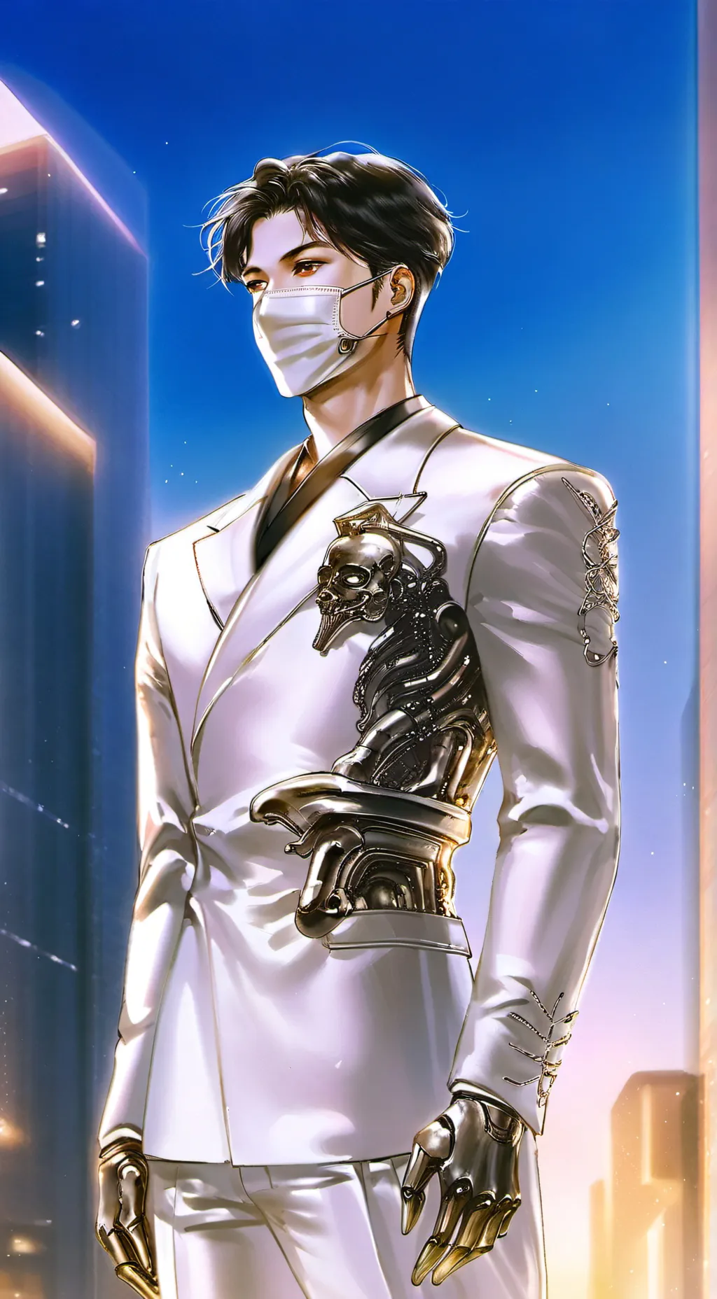 ai character: Maddox  background