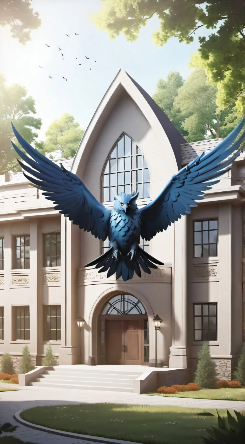 ai character: SCP Hybrid Academy background