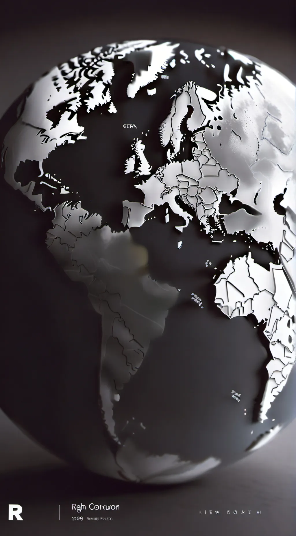 ai character: countryballs world background