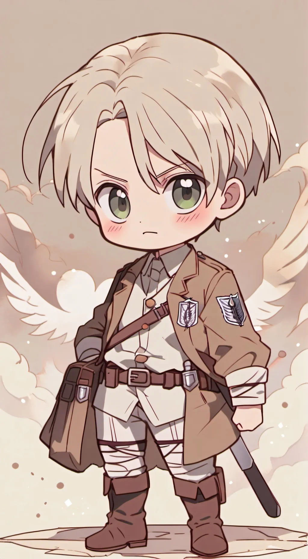 ai character: eren  background