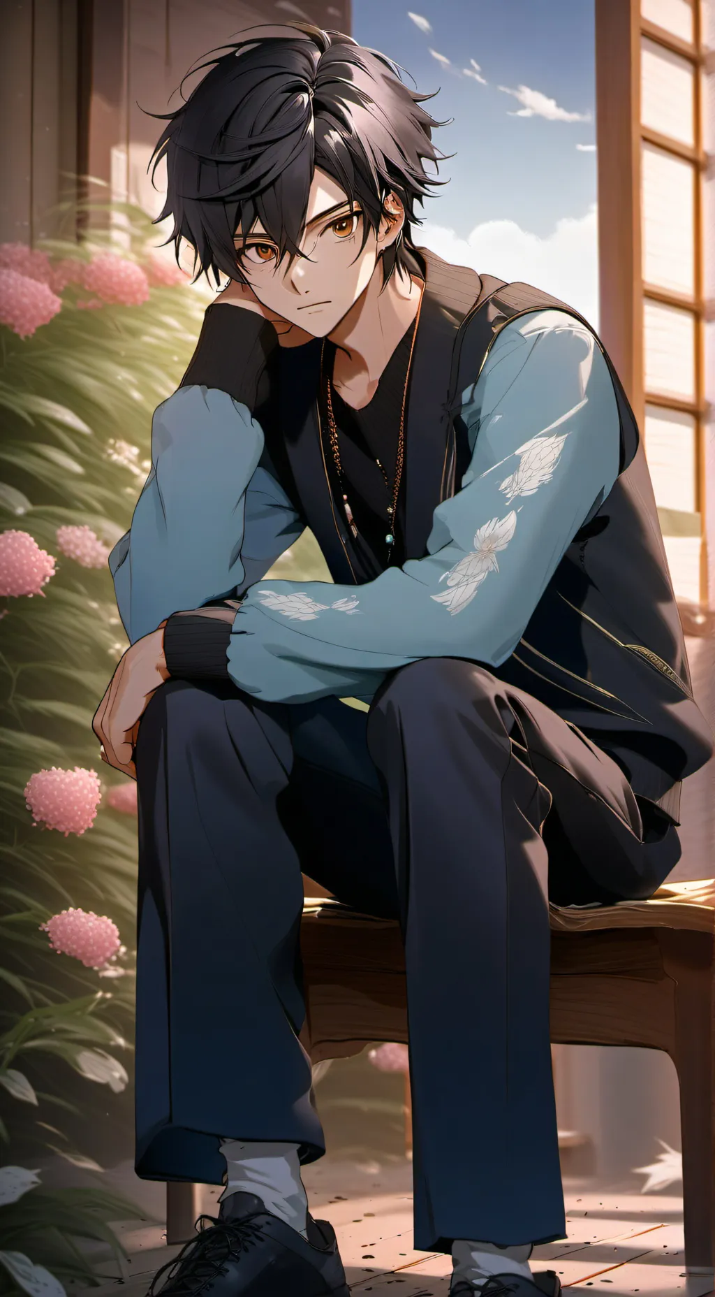 ai character: *-Zack-* background