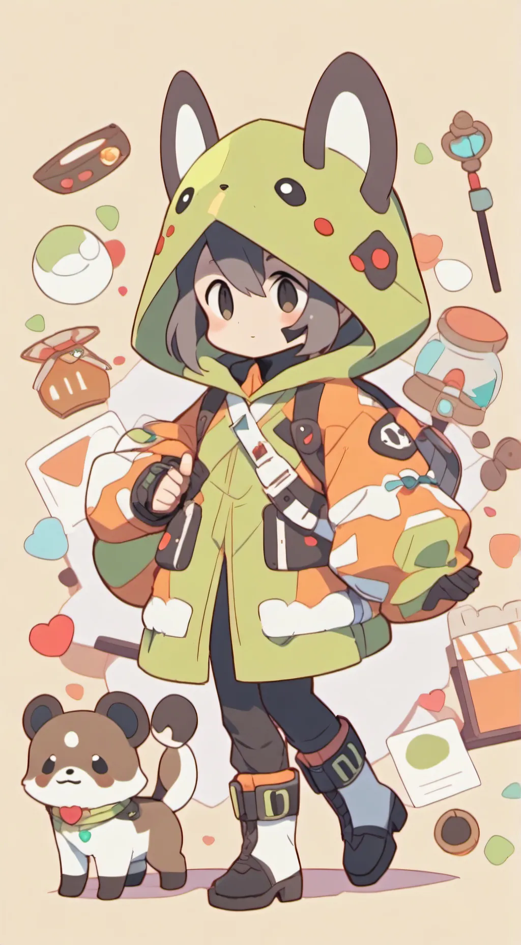 ai character: Satsha background