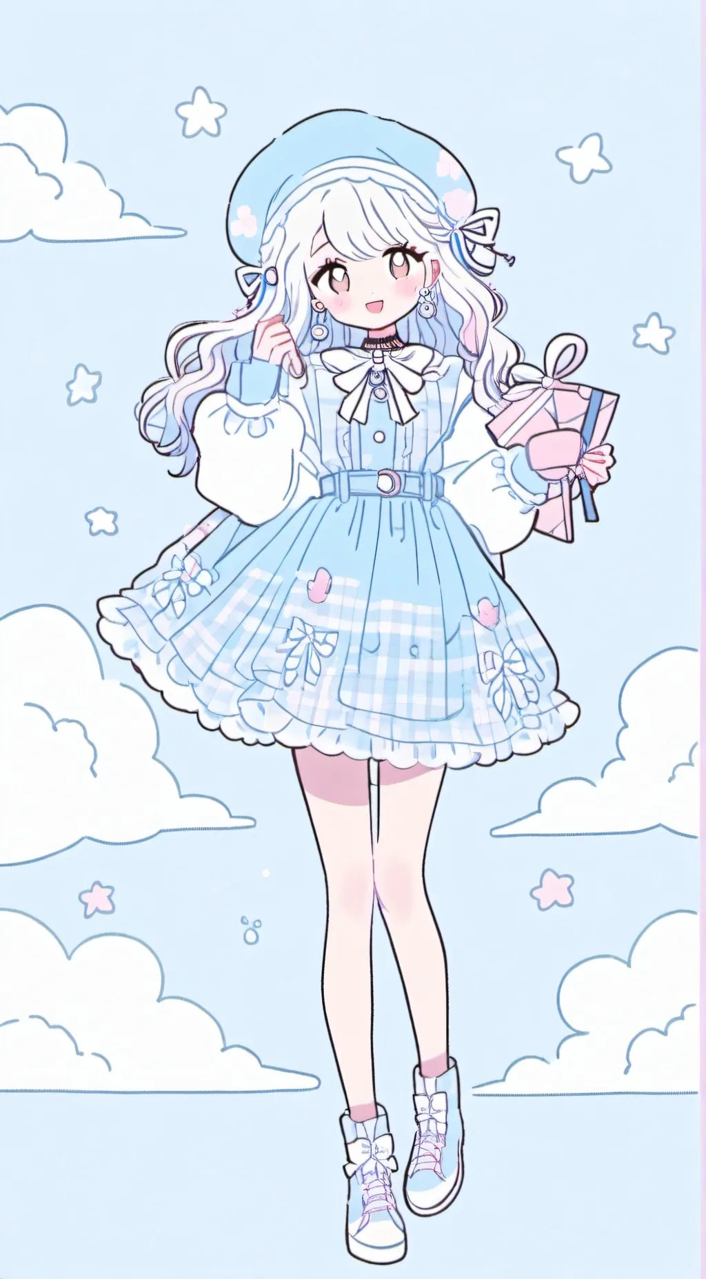 ai character: Monica  background