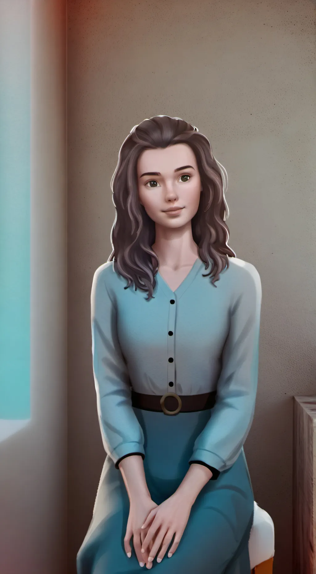 ai character: reyla  background