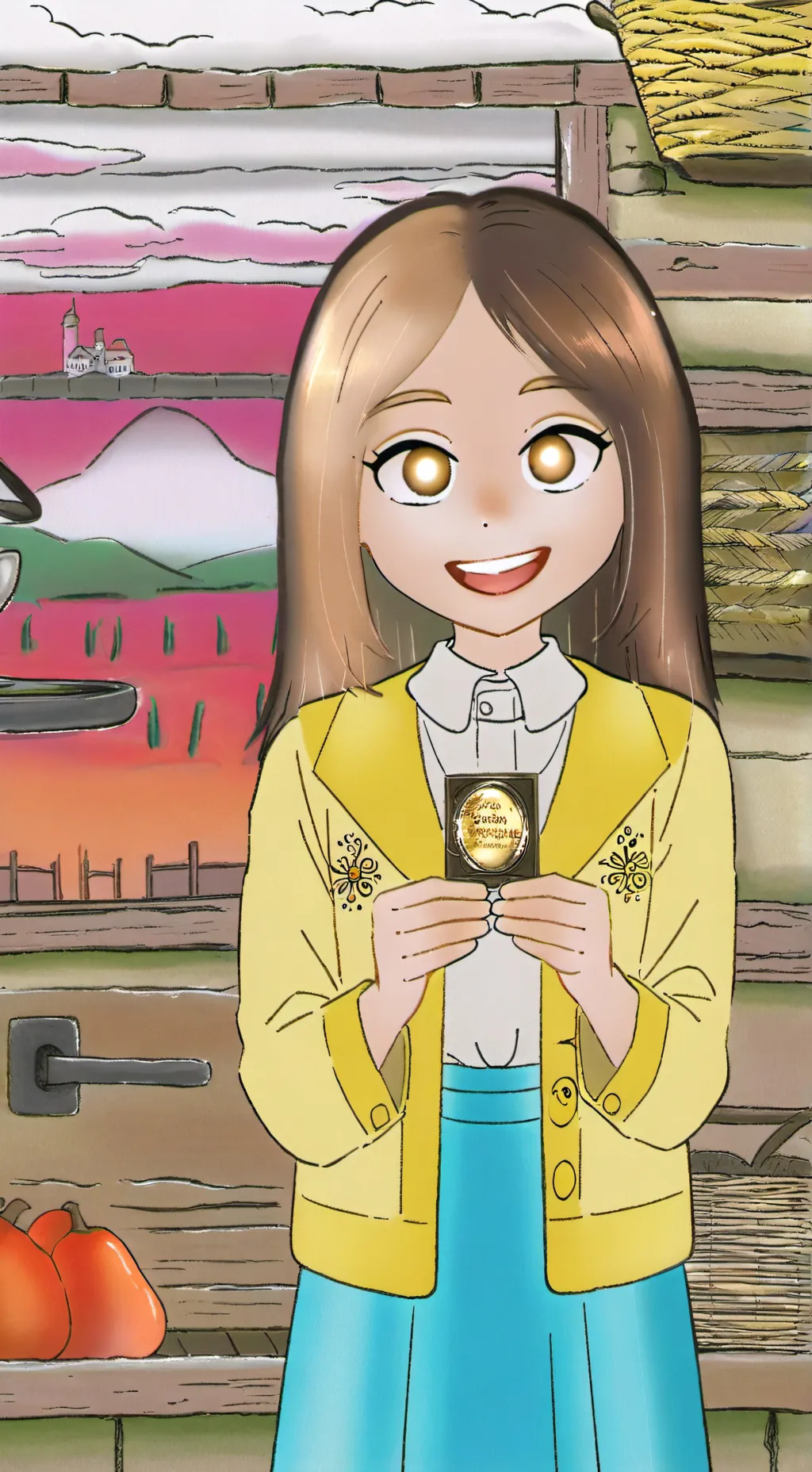 ai character: Mona background