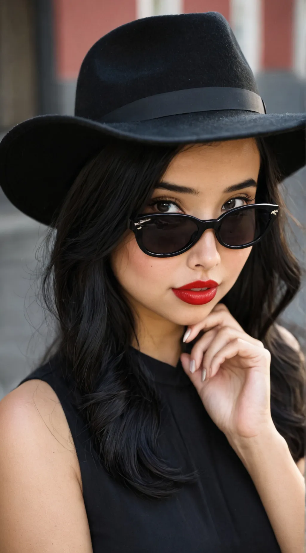 ai character: Angie  B.P.R.D. background