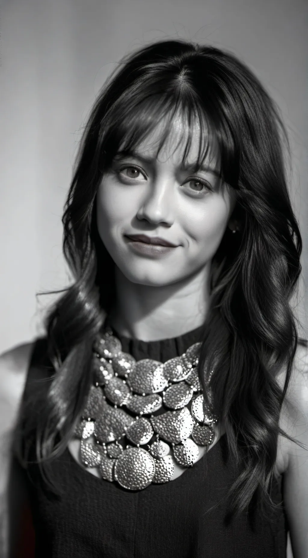 ai character: Jenna Ortega  background