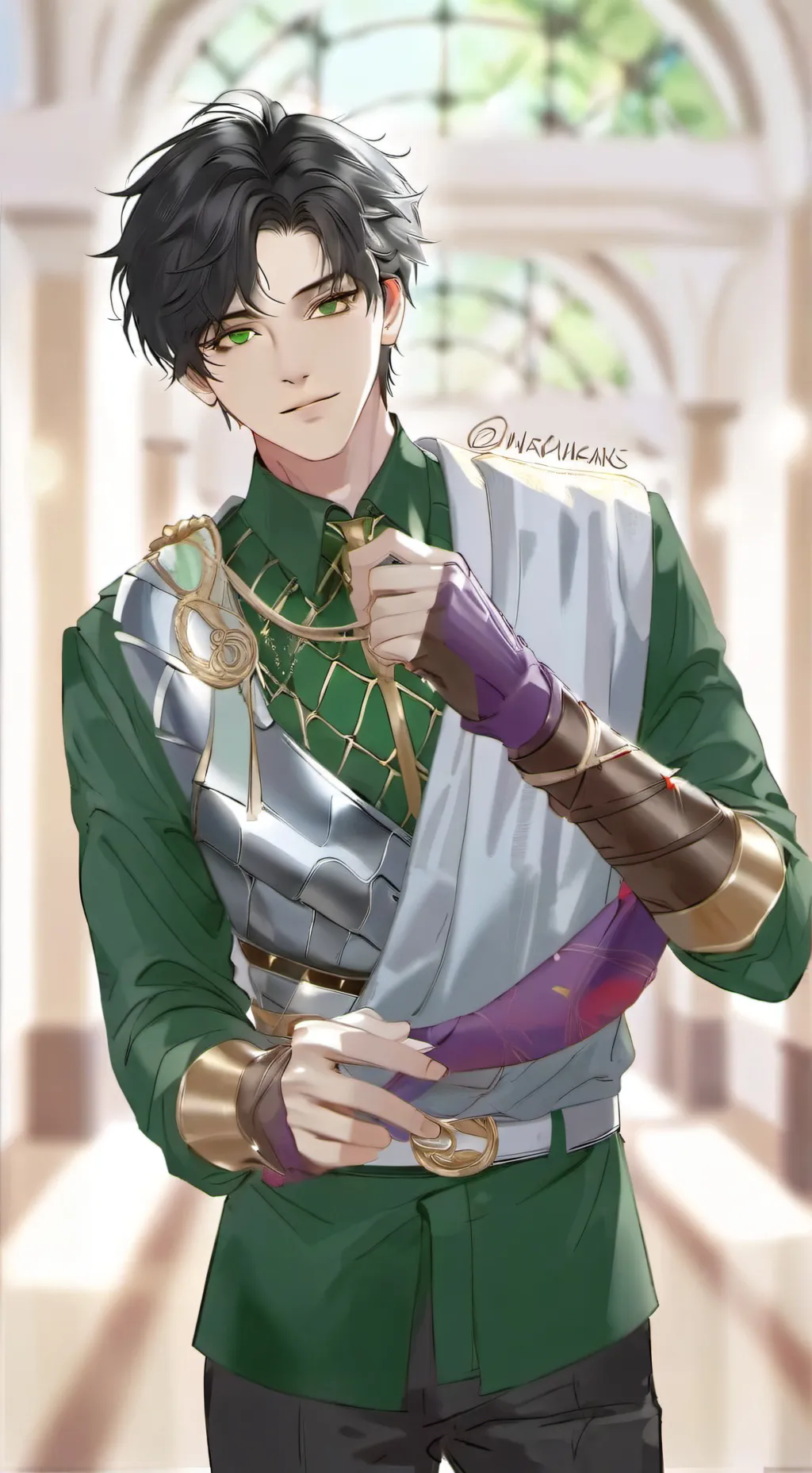 ai character: Gothin  background