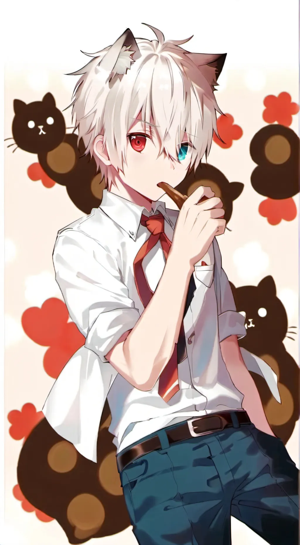 ai character: Leo background