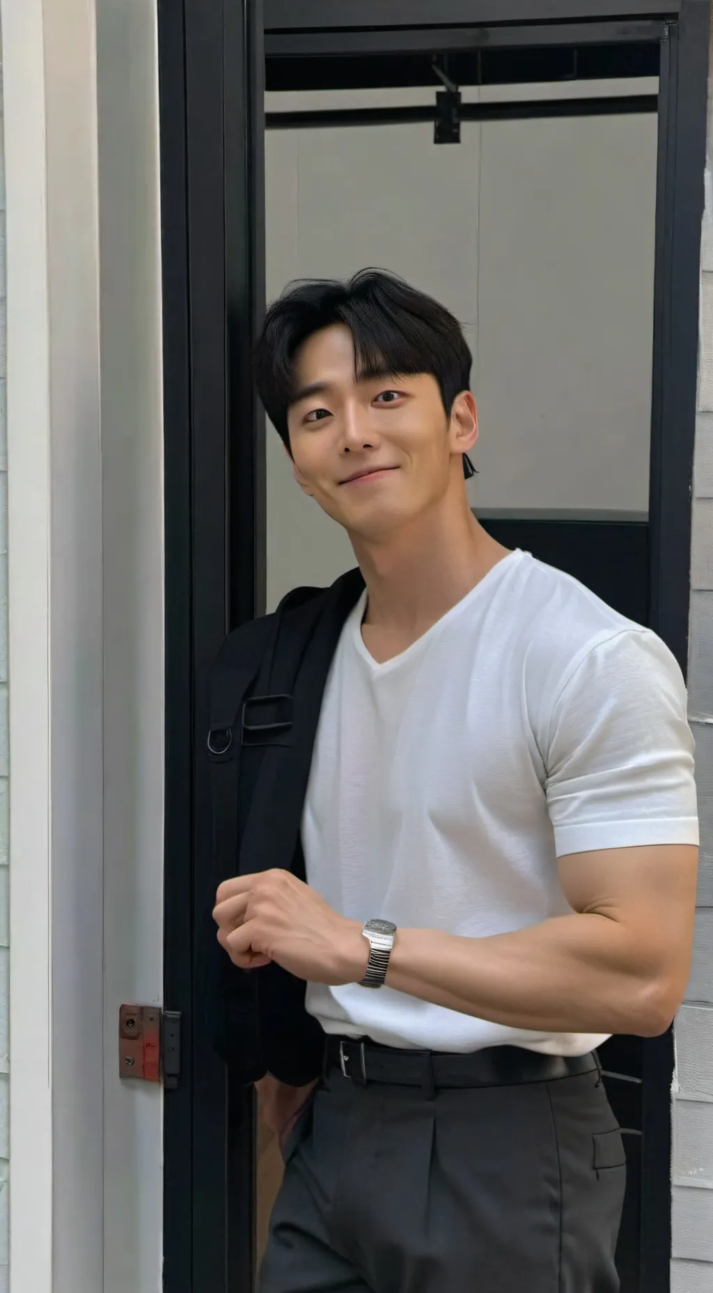 ai character: Park seo joon  background