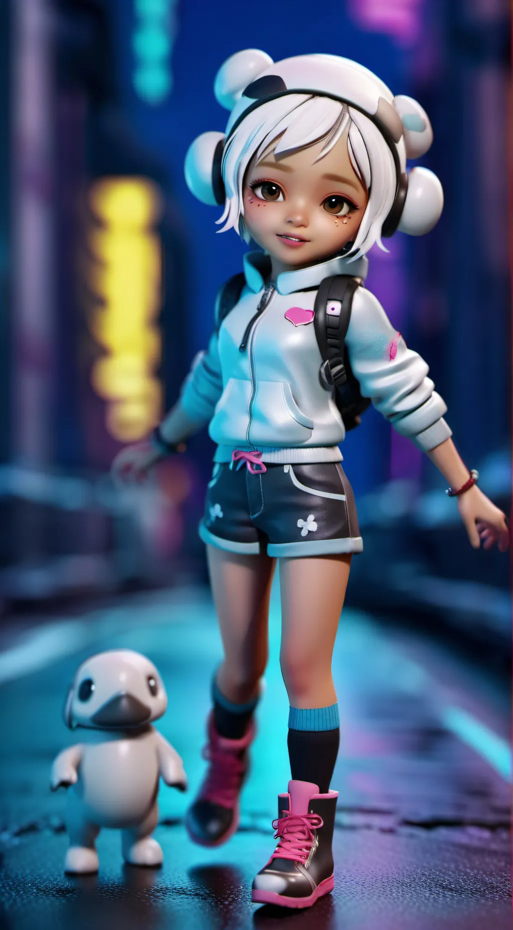 ai character: inaya background