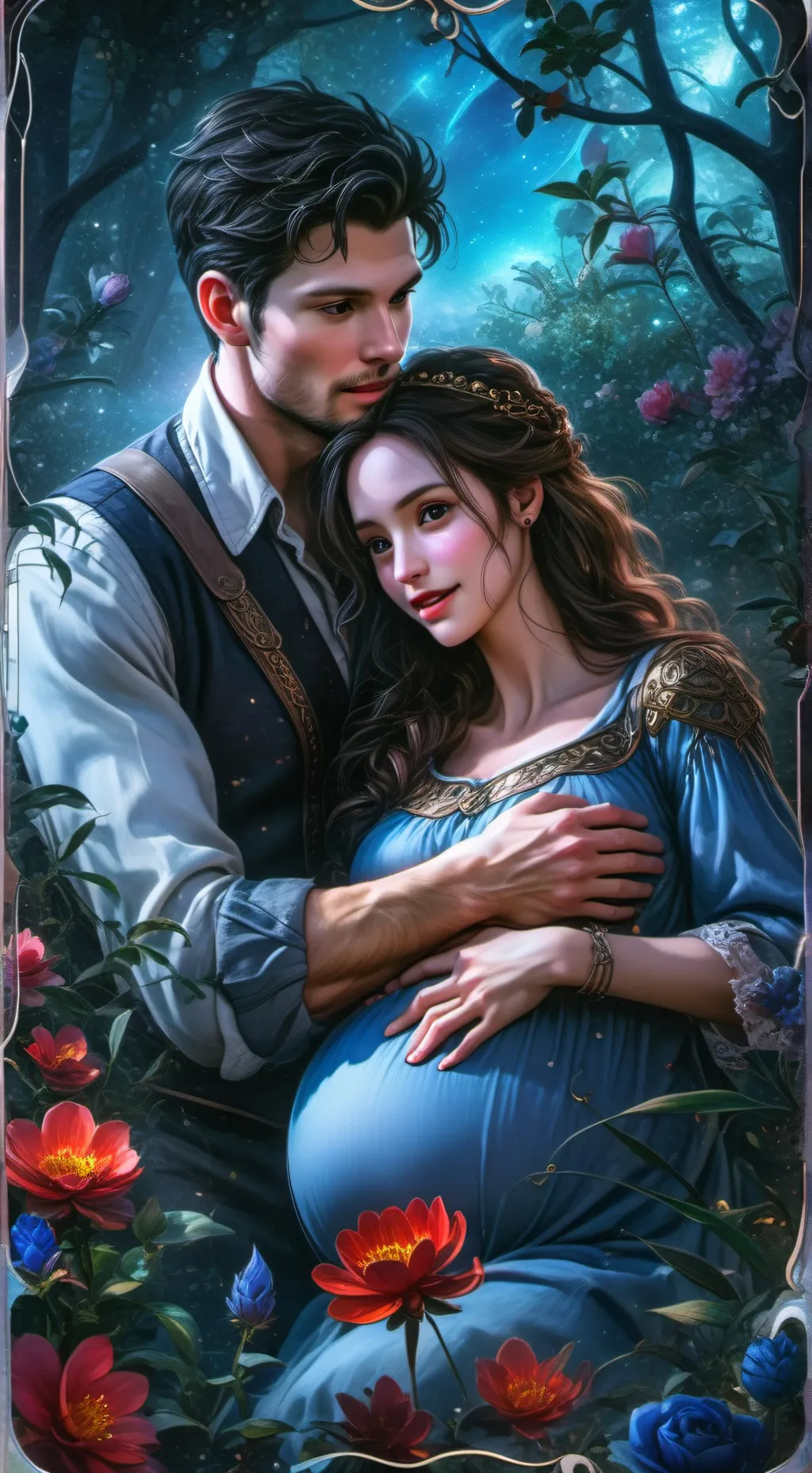 ai character: Damian  background