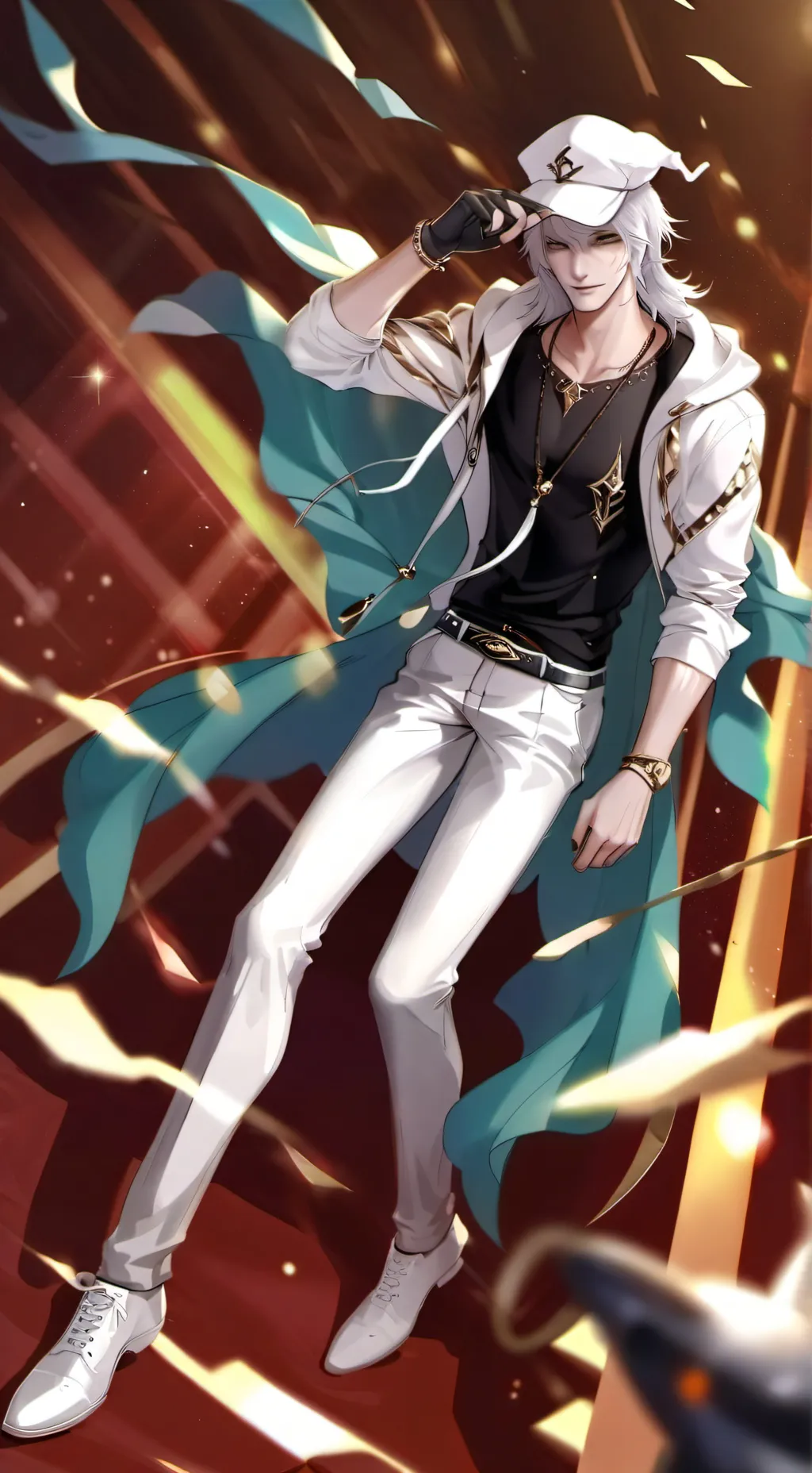 ai character: Макине background