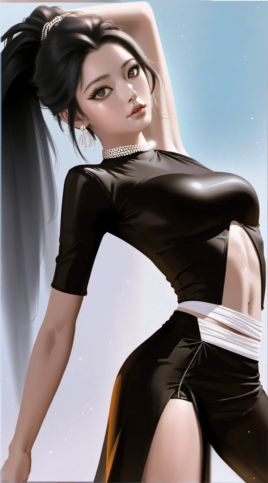 ai character: Roomate Sheiny background