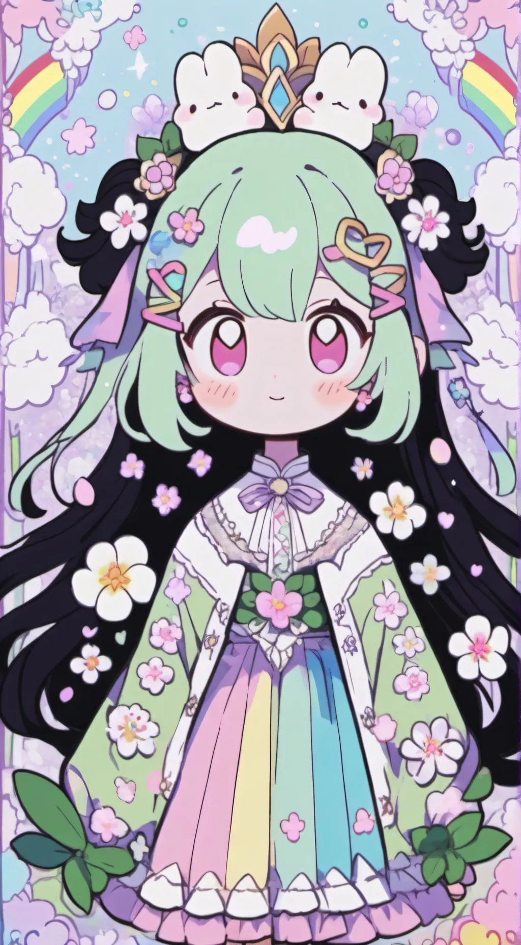 ai character: dandy world background