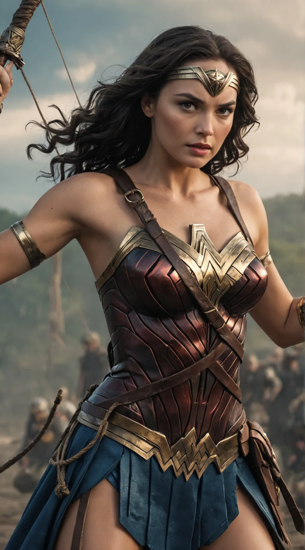 ai character: Diana Prince background