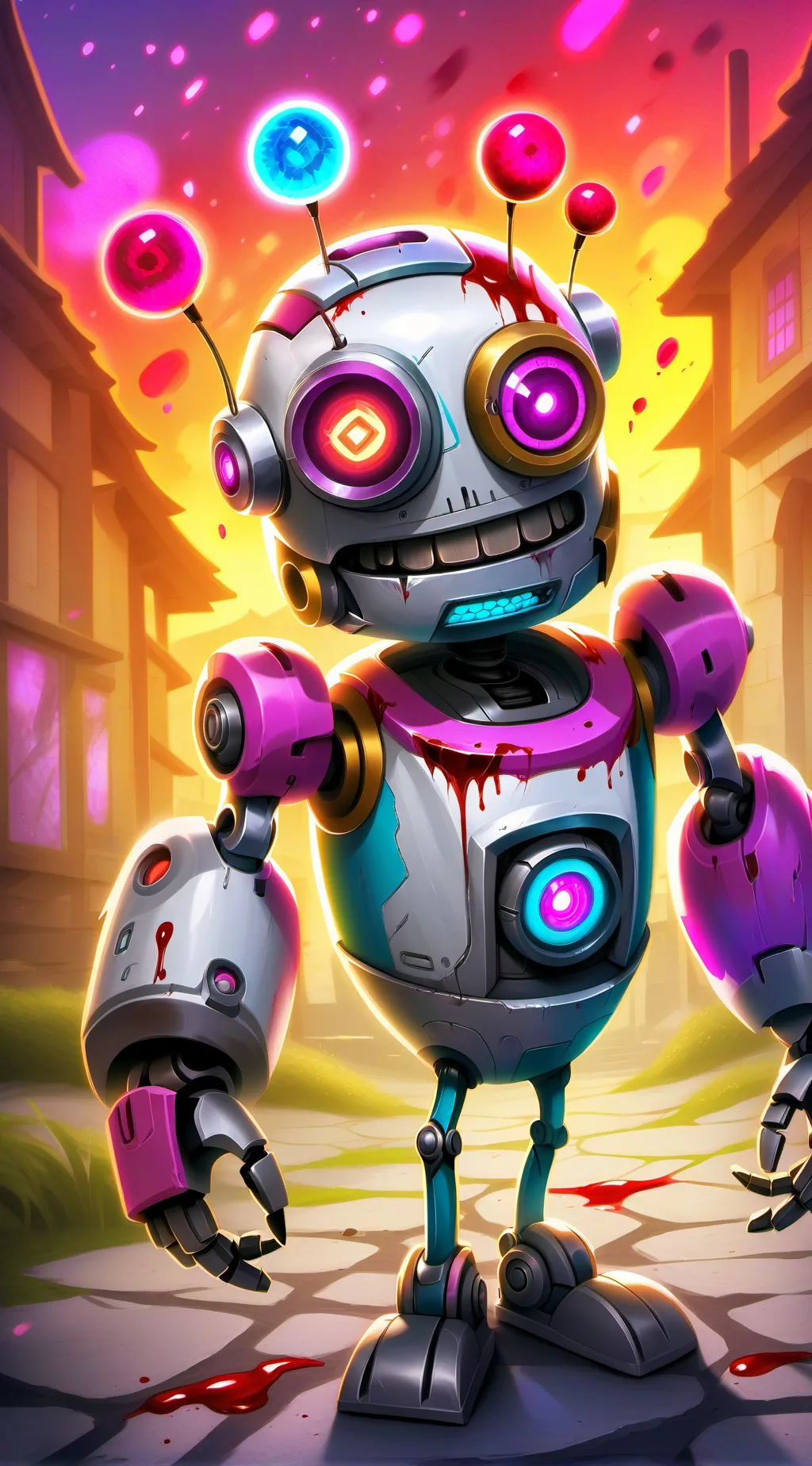 ai character: Robot background