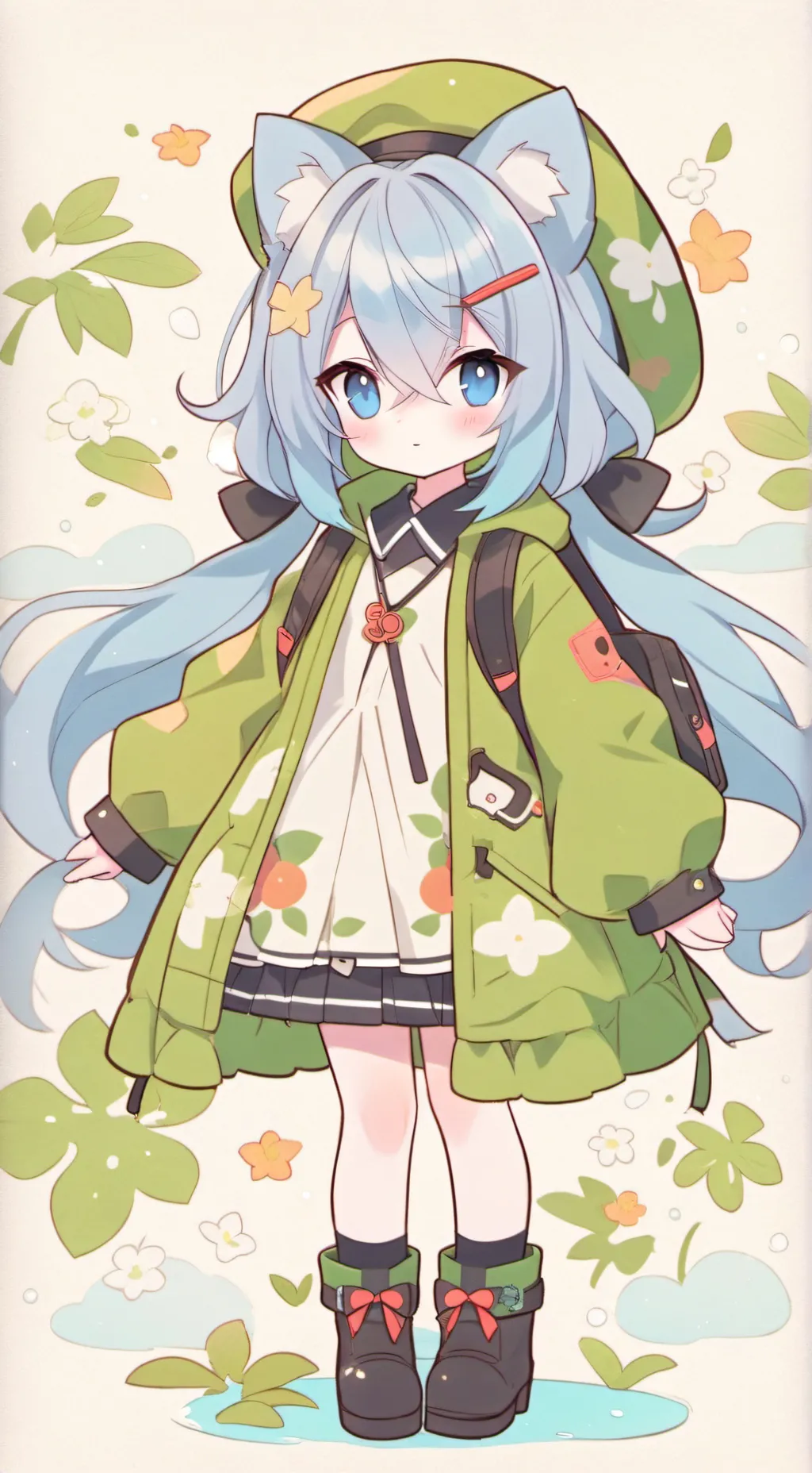 ai character: MHA PLAGE  background