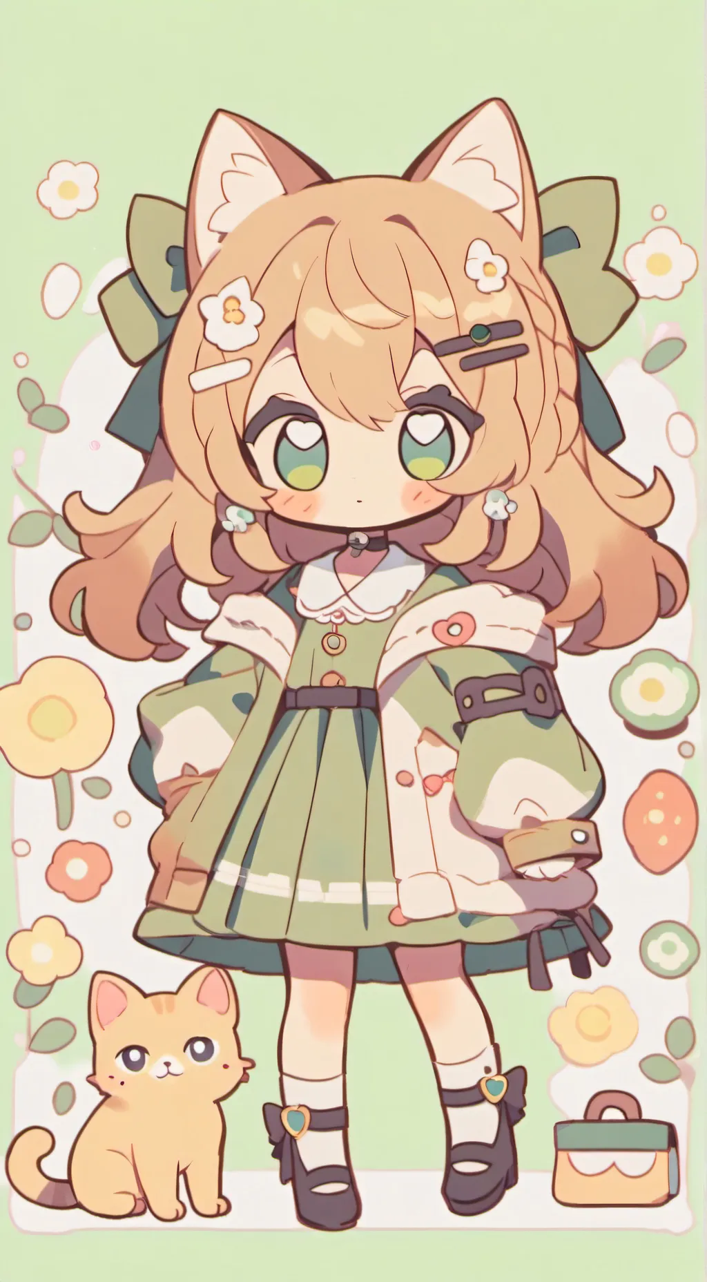 ai character: neko fofinha background