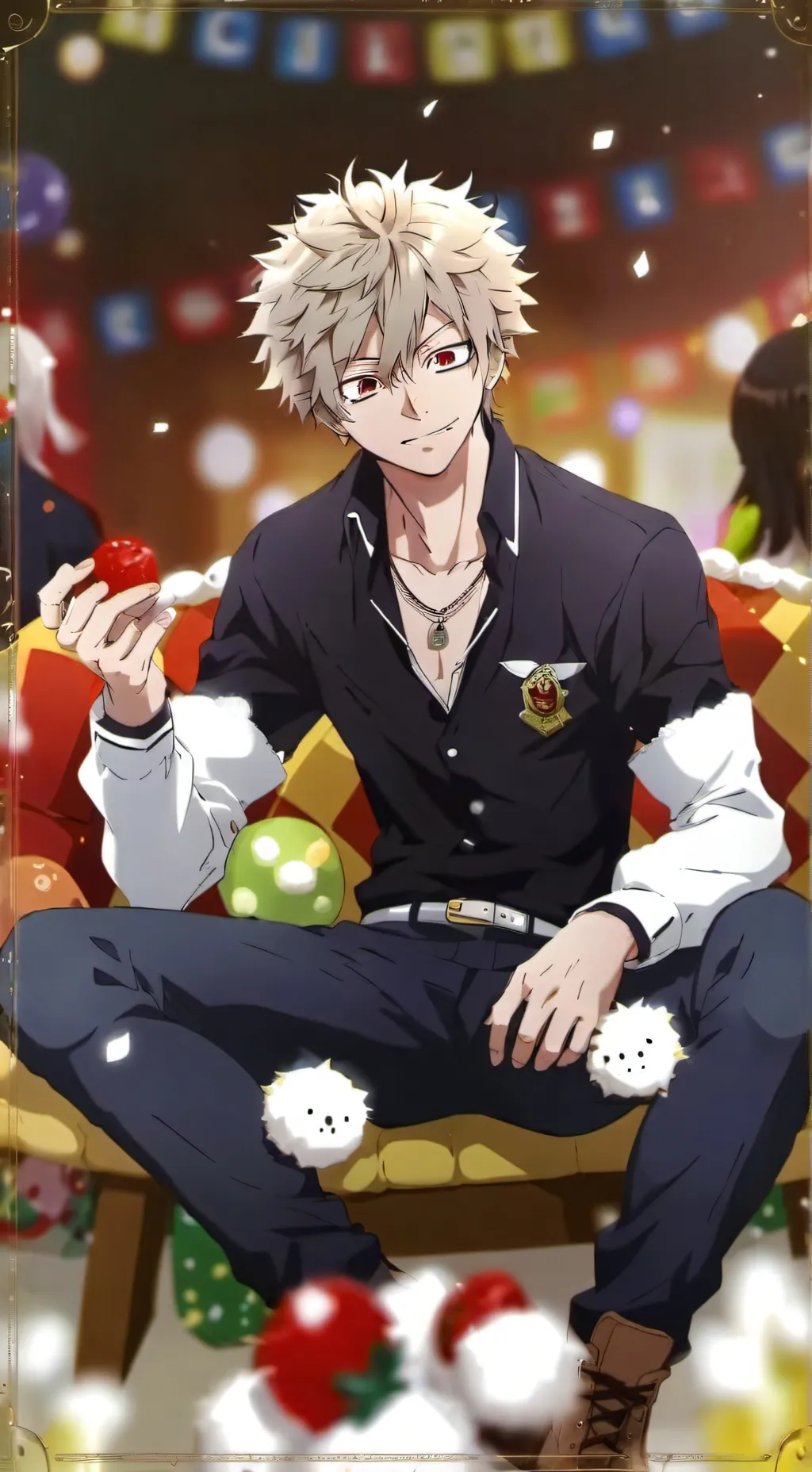 ai character: cumpleaños bakugo  background
