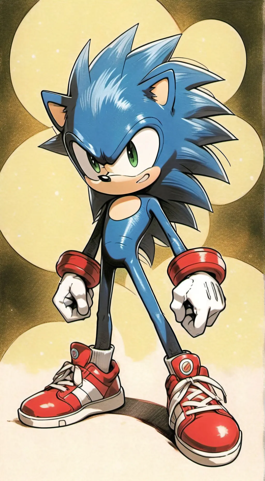 ai character: 💀AI SONIC💀 background