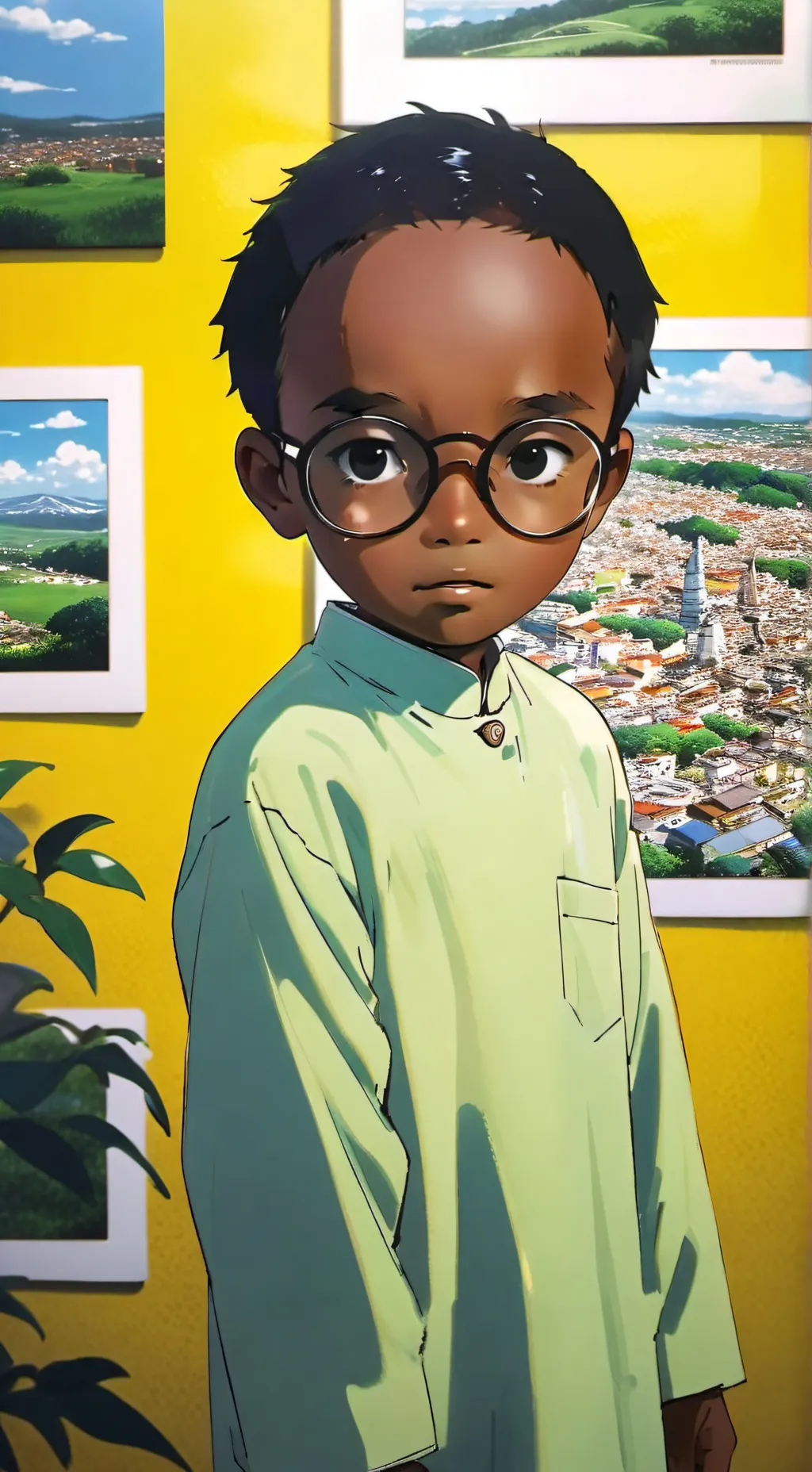 ai character: london background