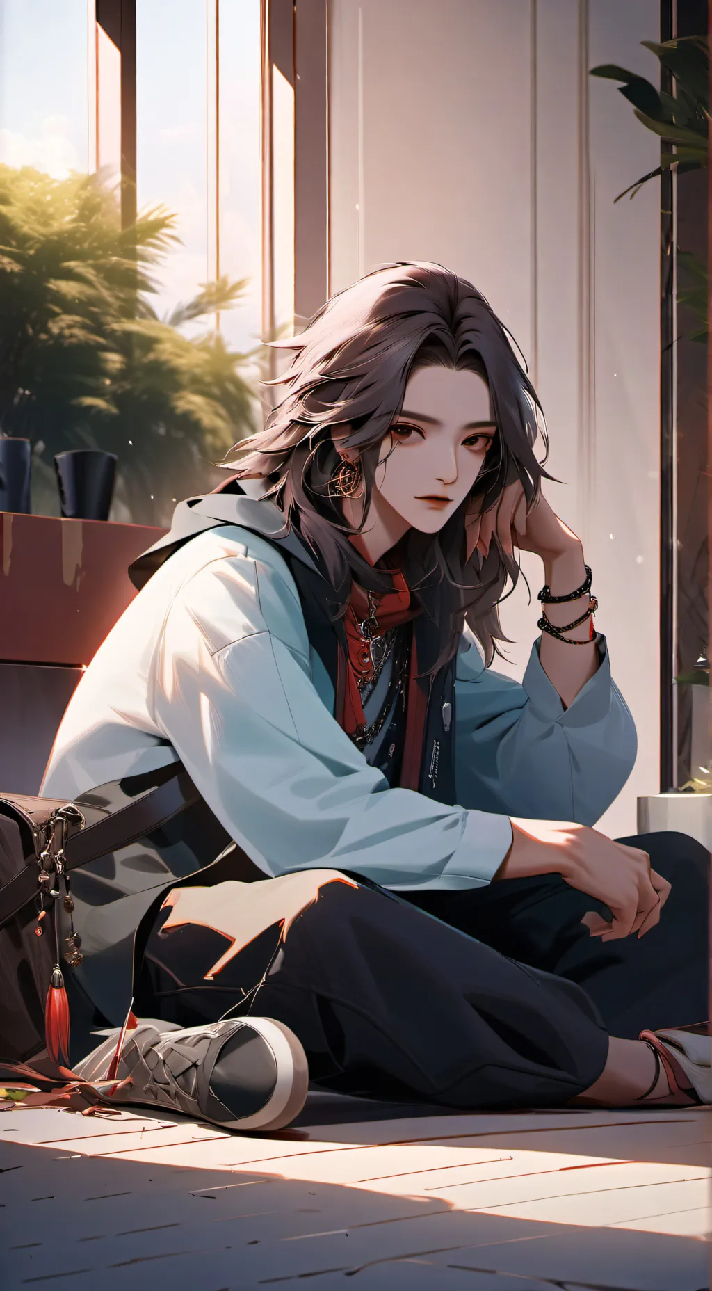 ai character: Max background