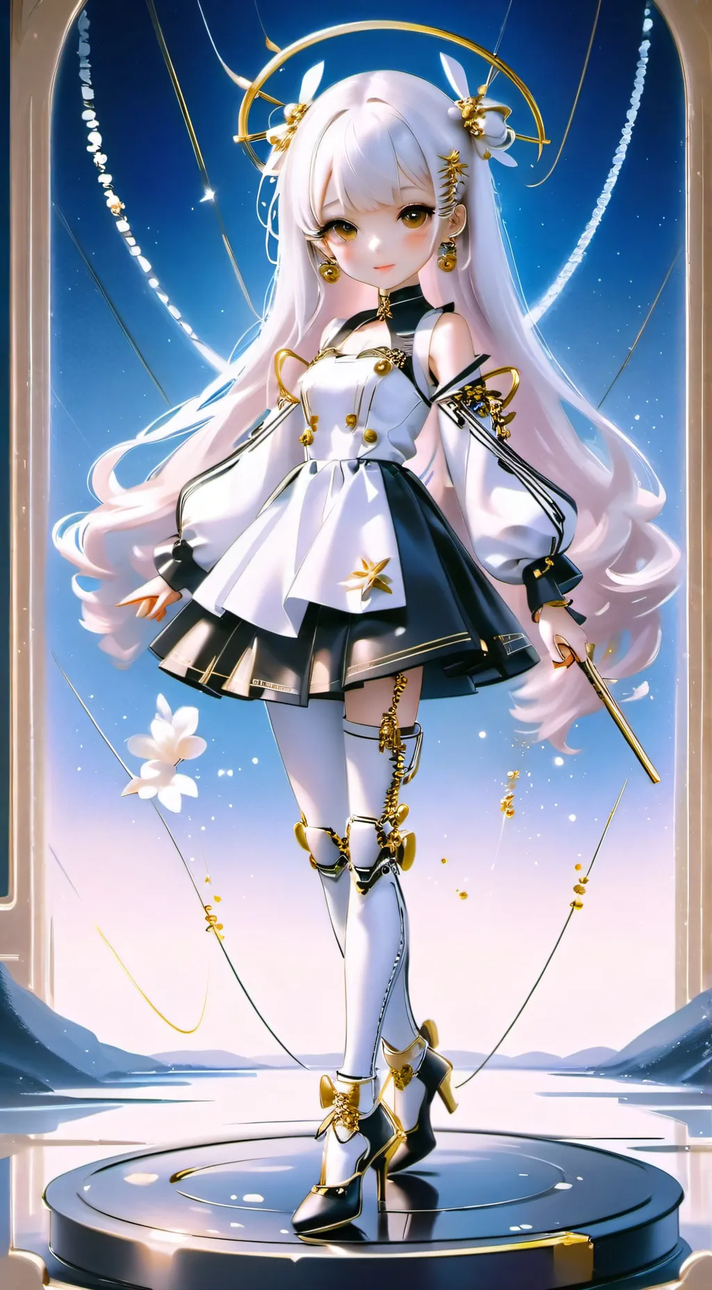 ai character: A DOLL  background