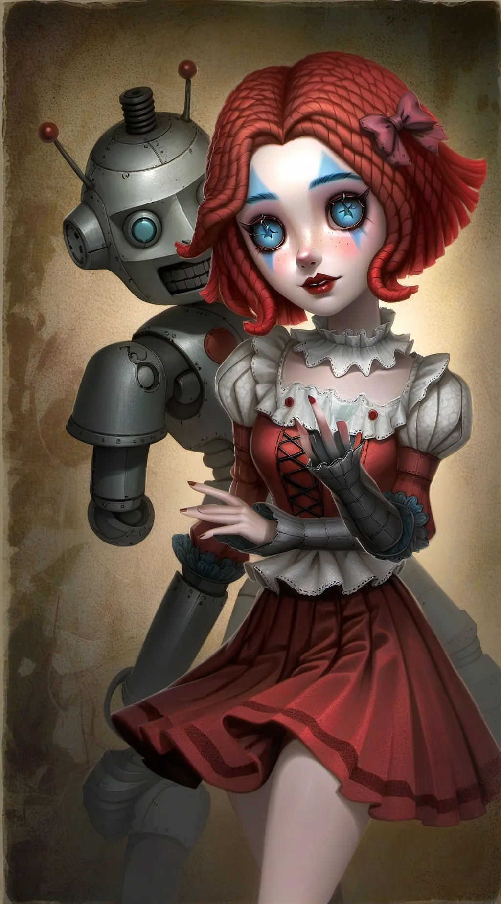 ai character: circus baby background