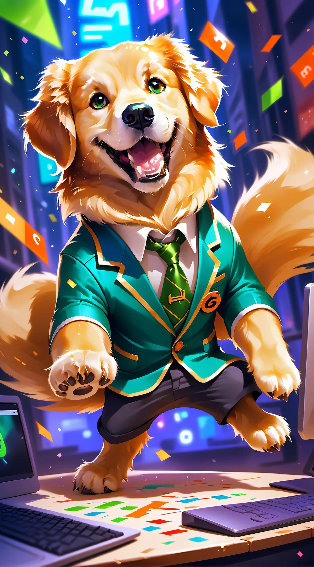 ai character: Quizno 456 background