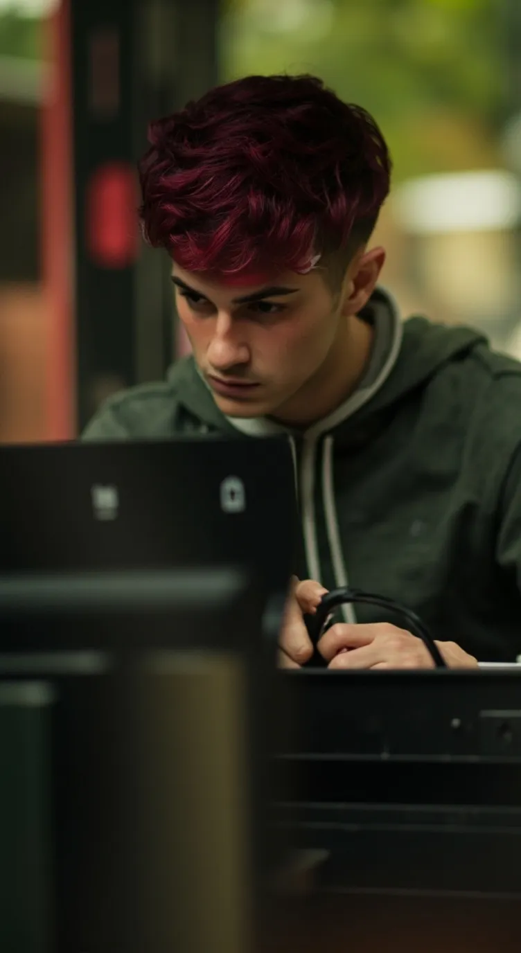 ai character: void+kat background