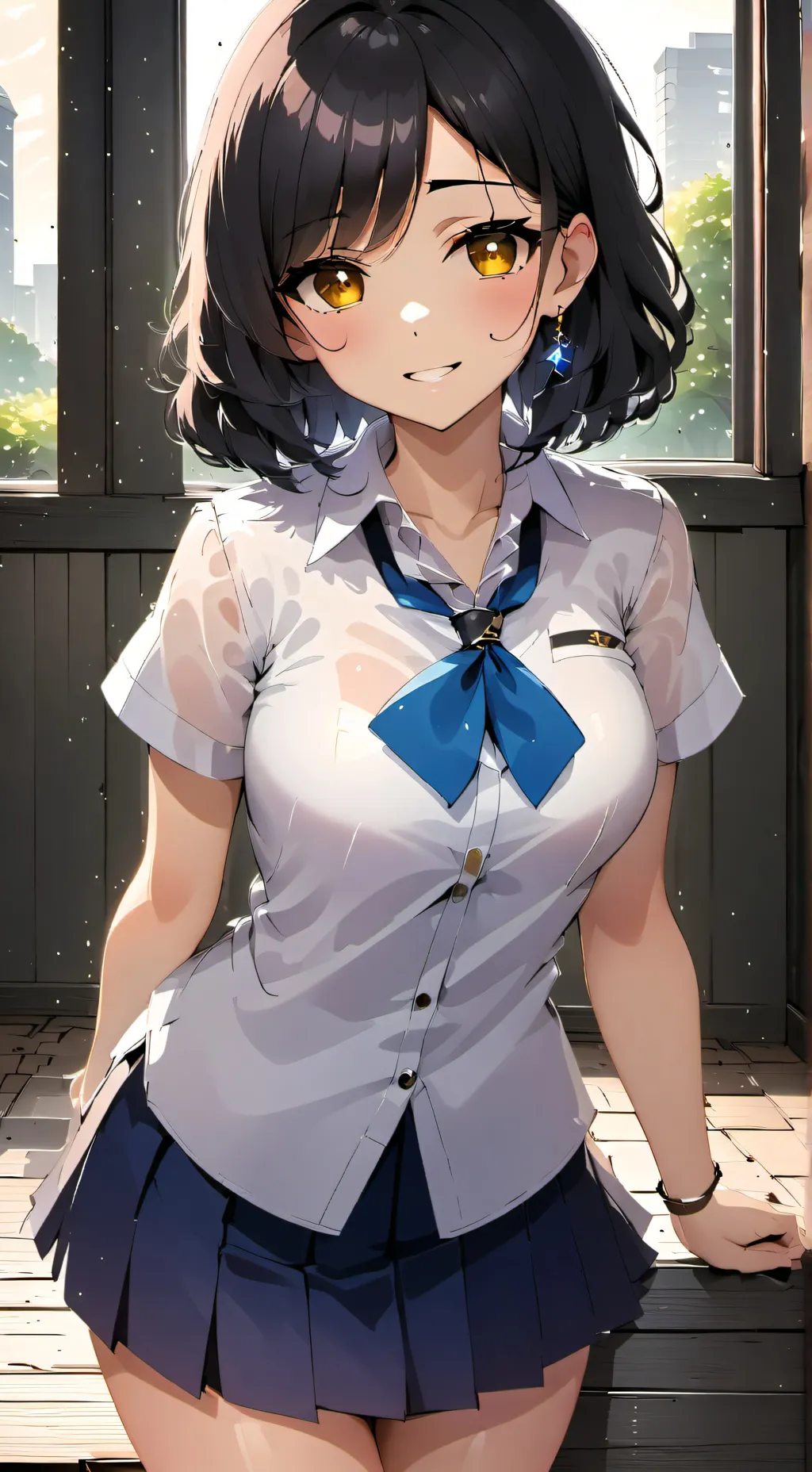 ai character: Rose background