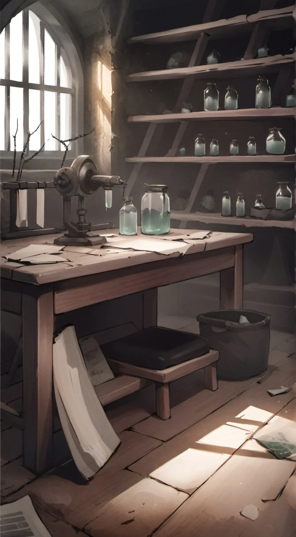 ai character: fxnn crossover background