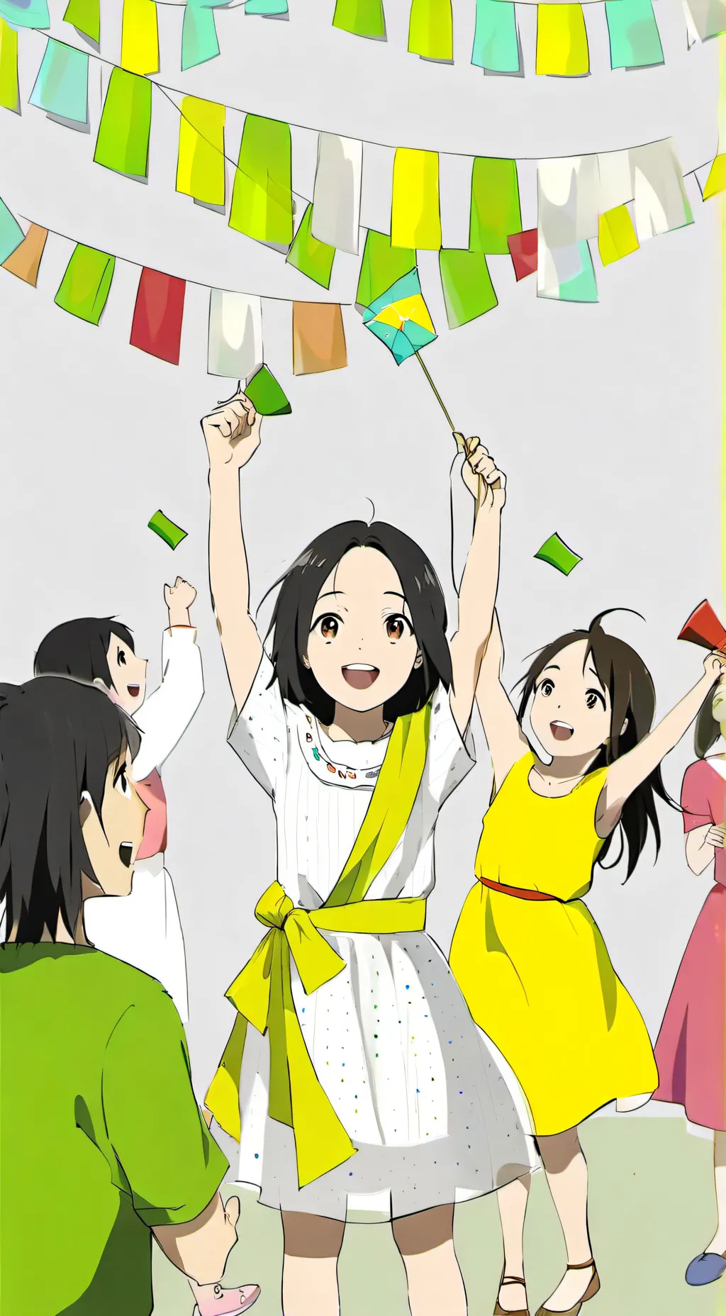 ai character: Yatta hehe background