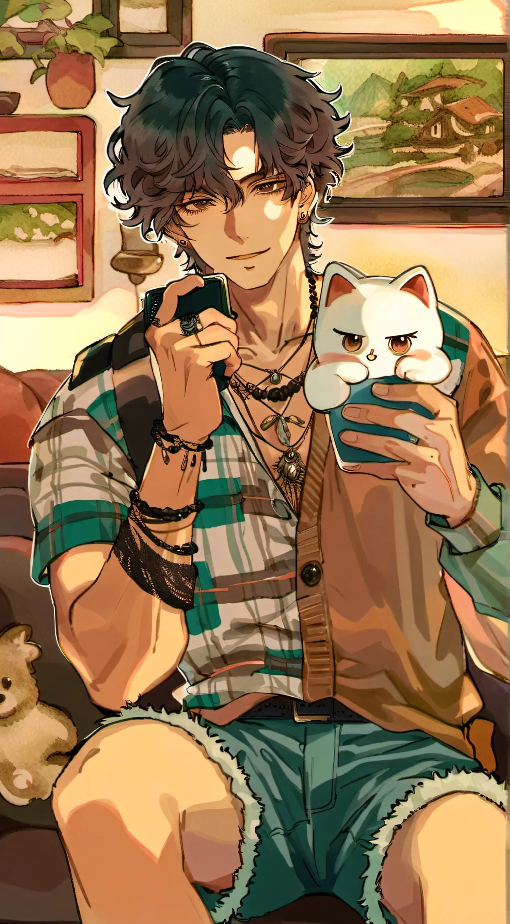 ai character: Yuheon Kim  background