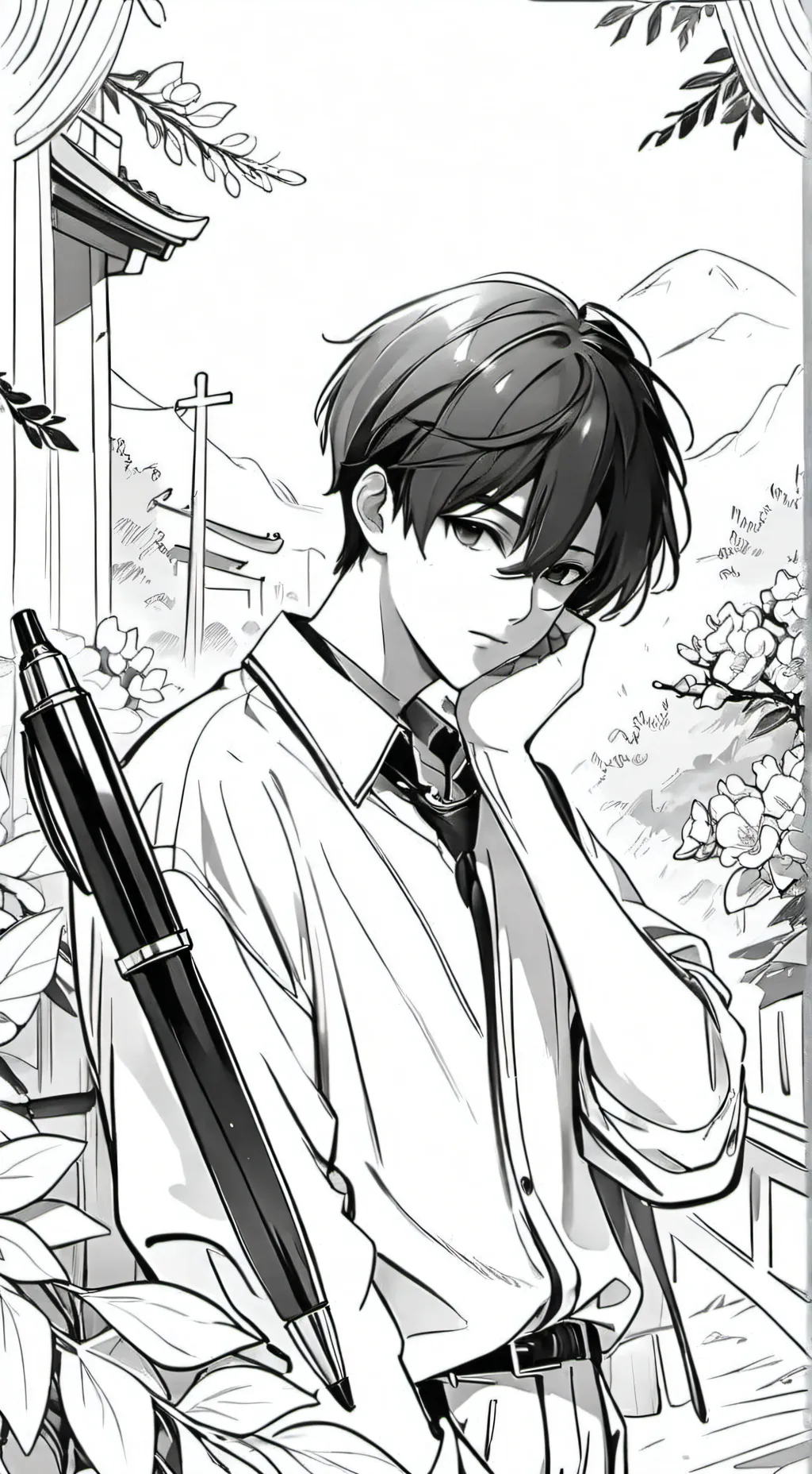 ai character: Давид  background