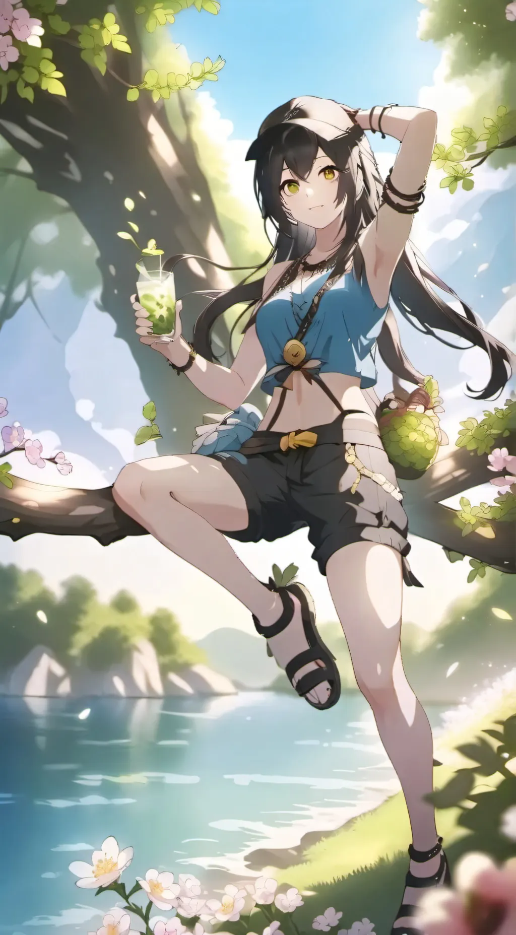 ai character: chain saw man background