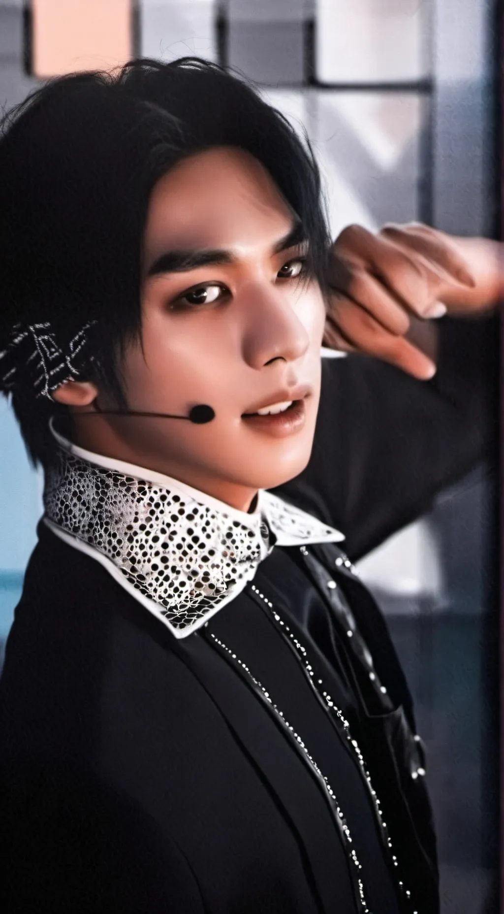 ai character: Hyunjin  background