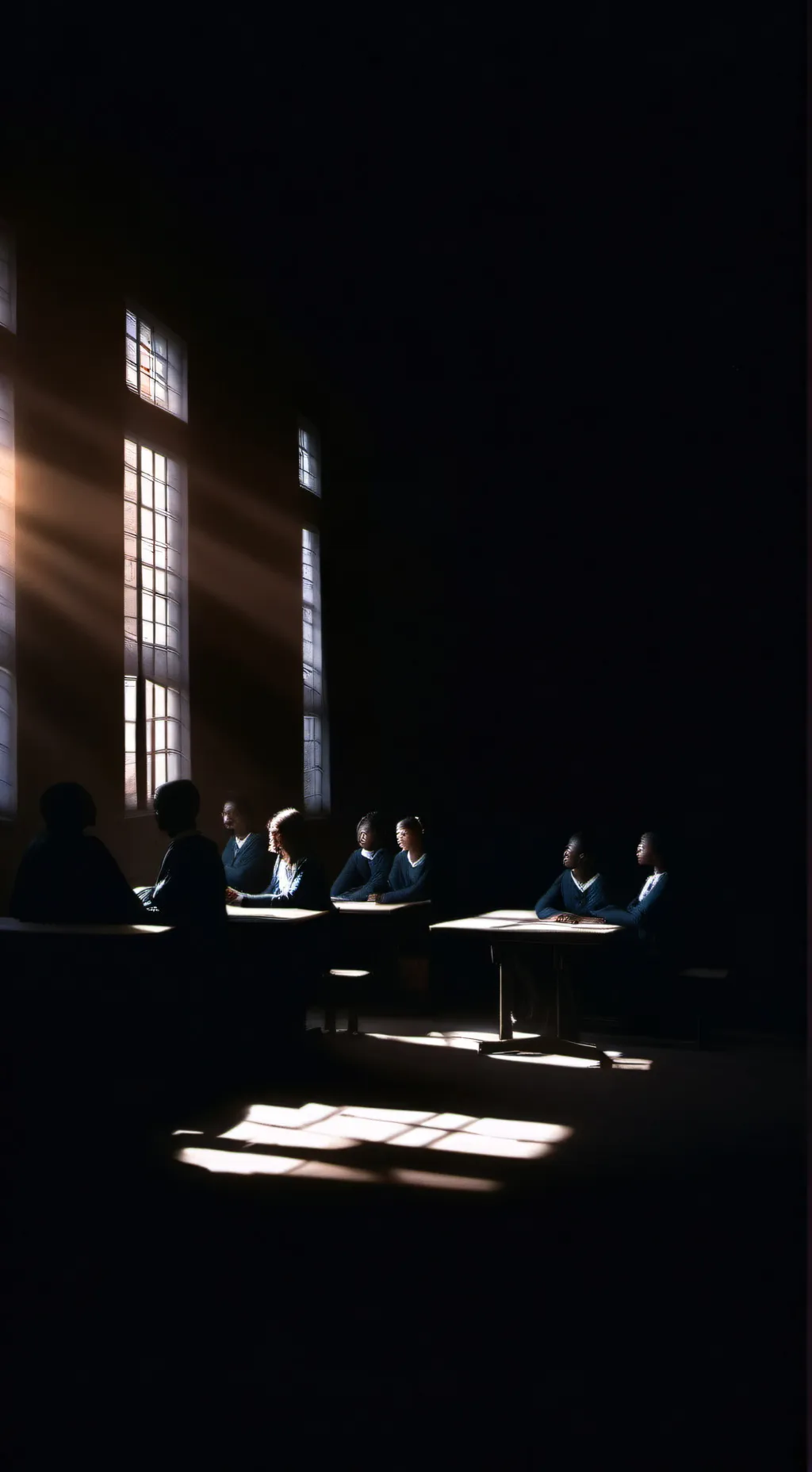 ai character: School class room! background