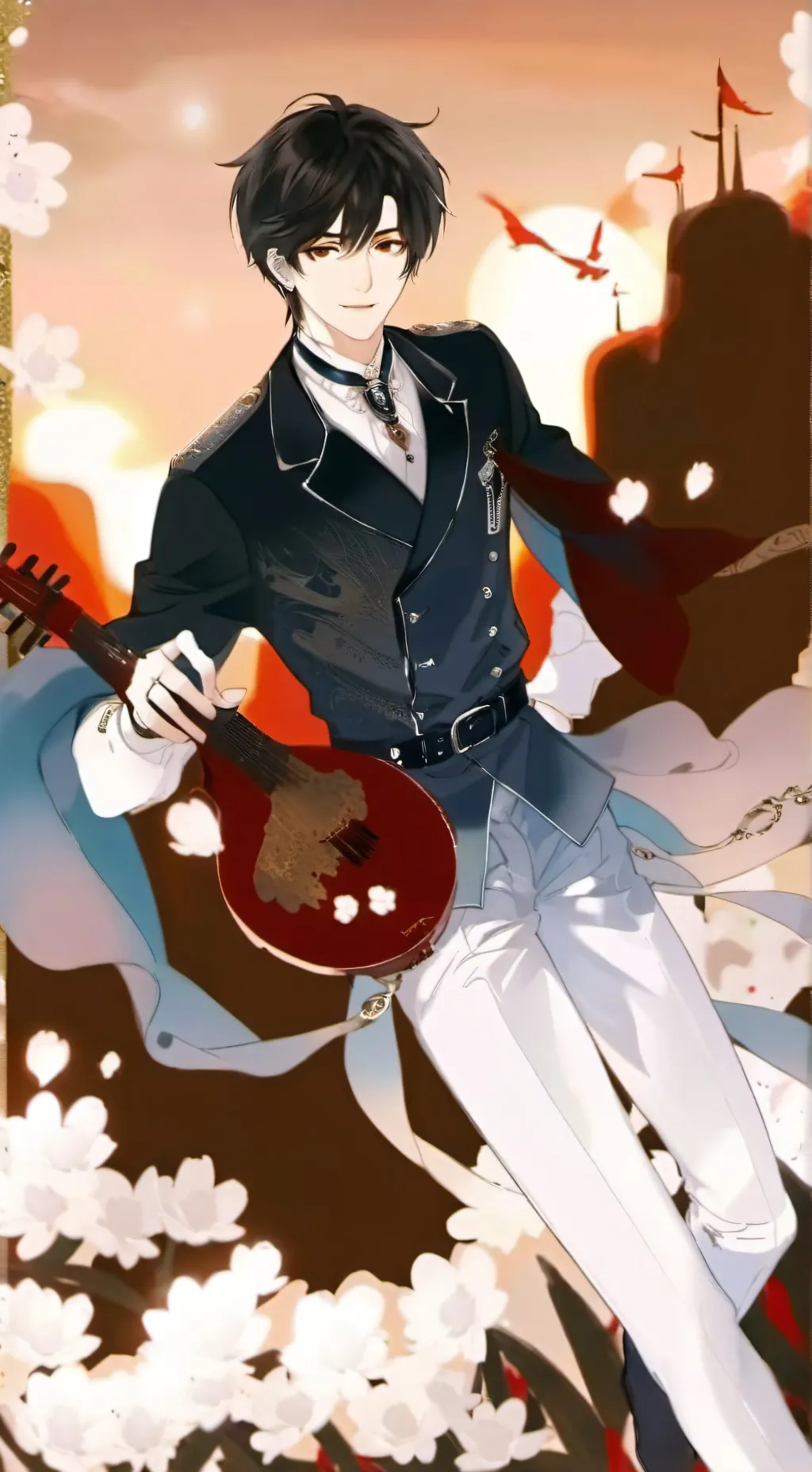 ai character: Lorenzo  background