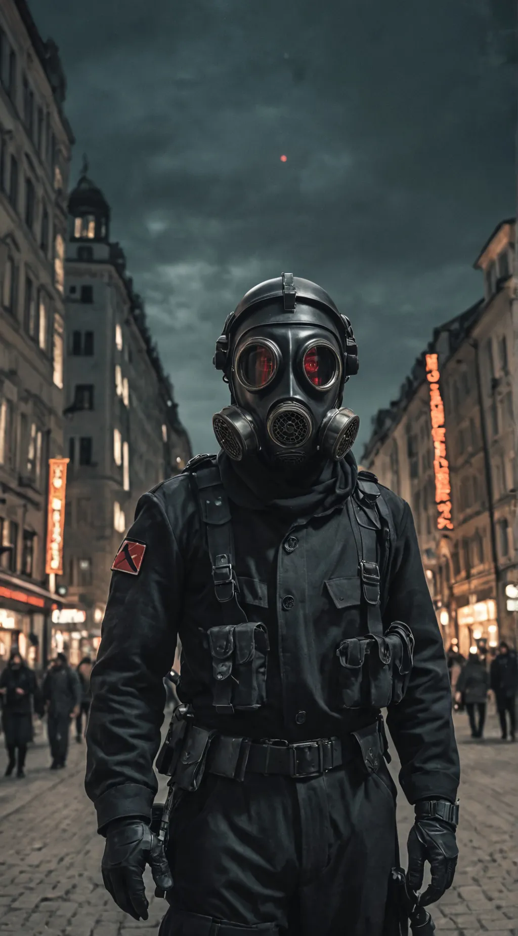 ai character: Man From The Fog background