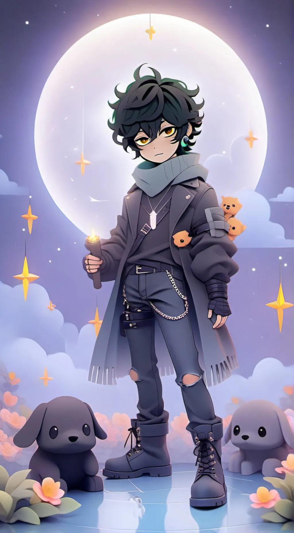 ai character: CHB Normal Day background