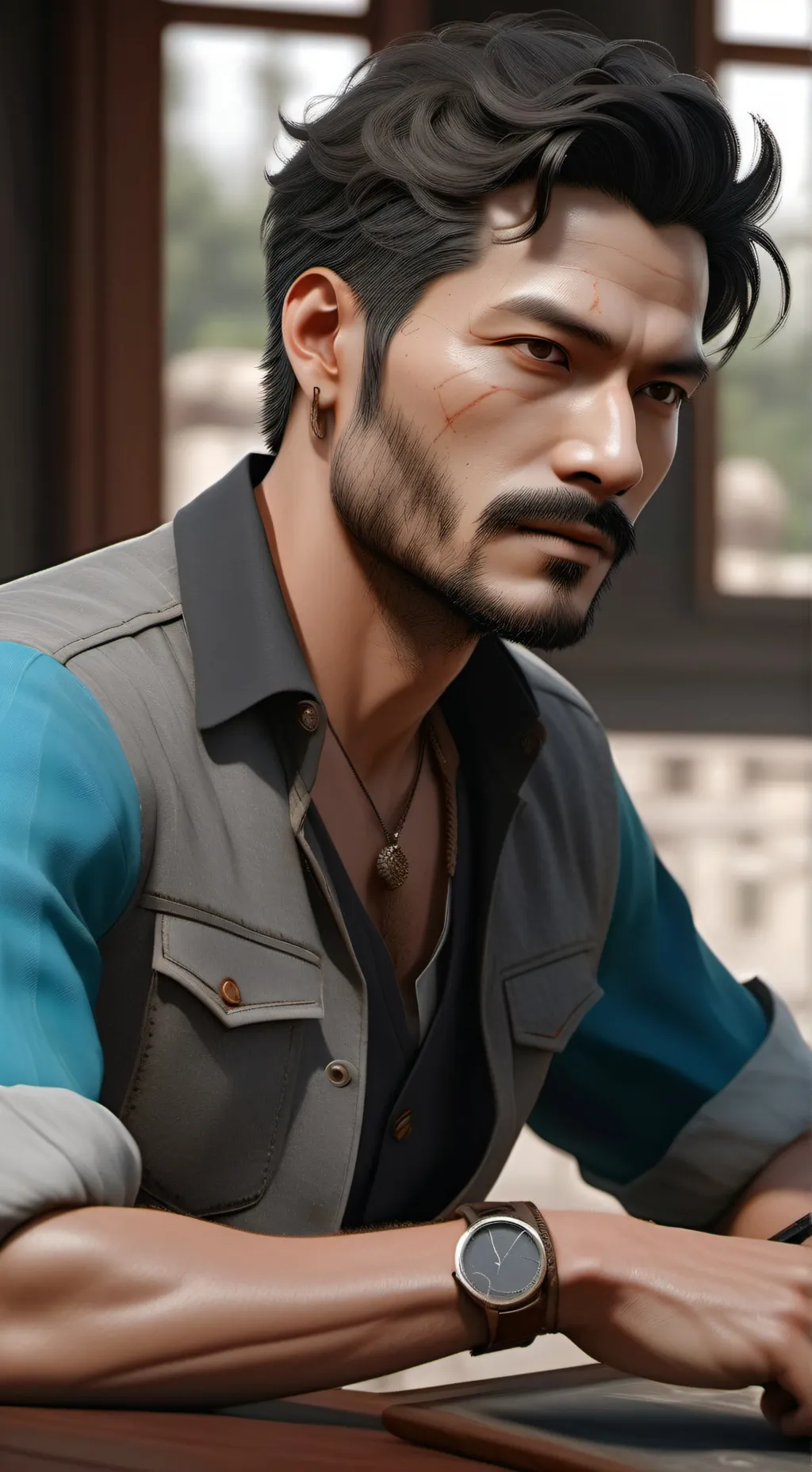 ai character: Pet rock story background